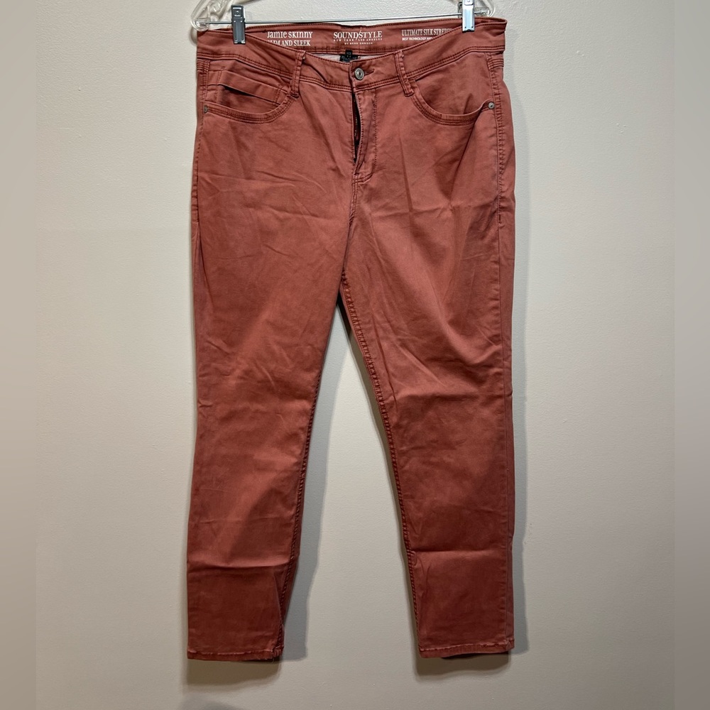 Women's Rust color soft jeans size 14